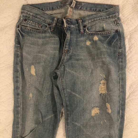 Abercrombie & Fitch Denim - Abercrombie Distressed Emma Jeans